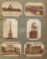 cca. 1900-1990 Régi papírhagyaték: régi városképek budapest, Esztergom, Vác, Kassa, Eger az 1900as é...