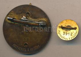 1954. "Magyar Partizán Emlékérem" 68 - Fegyverrel a hazáért sorszámmal és felirattal a hát...