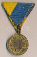 1922. Cserkész emlékérem/kitüntetés mellszalaggal, gravírozott szöveggel a hátoldalon "Szeretet...