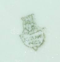 Dekoratív jelzett Zsolnay porcelán teás készlet: 5 tányér, 5 bögre, kanna, cukortartó, kiöntő/
Zsoln...