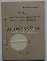 1943 Újpesti MOVE (Magyar Országos Véderő Egylet) Tagegyesületi Alakulat alapszabálya