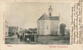 1899 Bonyhád Főtér (wet damage)