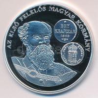 DN "A magyar pénz krónikája-Az első felelős magyar kormány / 1Kr" Ag(999) emlékérem, (20g/...