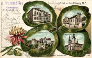 Valtice (Feldsberg), clover Emb. litho