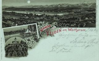 1899 Velden am Wörthersee litho