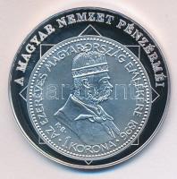 DN "A magyar nemzet pénzérméi - Honfoglalás Millenniumi emlékpénz 896-1896." Ag (0,999) emlékérem (10,37g/35mm) T:PP tanúsítvánnyal!