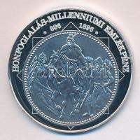 DN "A magyar nemzet pénzérméi - Honfoglalás Millenniumi emlékpénz 896-1896." Ag (0,999) em...