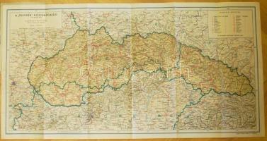 Magyar Földtani Intézet Rt.: A "Felvidék" közigazgatási intézménye.  Színes domborzati térkép. 39x74cm