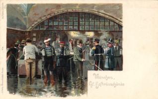 München Hofbräuschänke litho s: Strützel