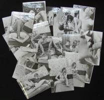 cca. 1960. 35 db  Erotikus, pornó fénykép 14x10cm