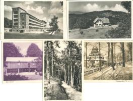 Mátra környéke - 5db régi képeslap (Mátrafüred, Mátraháza, Galya)