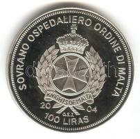 Máltai Lovagrend 2004. 100L "Szlovákia az EU-ban" T:PP Sovereign Order of Malta 2004. 100 Liras "Slovakia in the EU" C:PP