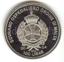 Máltai Lovagrend 2004. 100L "Csehország az EU-ban" T:PP Sovereign Order of Malta 2004. 100 Liras "Czech Republic in the EU" C:PP