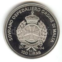 Máltai Lovagrend 2004. 100L "Belgium az EU-ban" T:PP Sovereign Order of Malta 2004. 100 Liras "Belgium in the EU" C:PP
