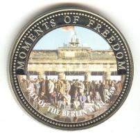Libéria 2001. 10$ "Szabadság pillanatai-A Berlini fal leomlása 1989." multicolor T:PP
Libe...