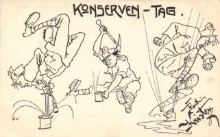 Tins, military humour s: Rudolf Kristen