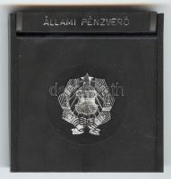 1980. ÁP bélyeg formájú "XXII. Nyári Olimpiai játékok Moszkva/Misa" Ag(835) emlékérem T:PP...