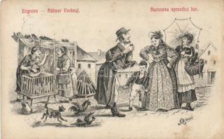 Chicken vendor, Judaica