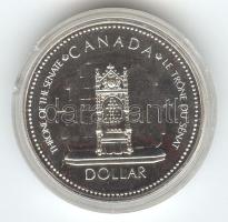 Kanada 1977. 1$ Ag "Ezüst Jubileum" eredeti dísztokban T:spec Canada 1977. 1 Dollar "Silver Jubilee" in original case C:spec