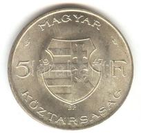 1947. 5Ft Ag "Kossuth" T:2 ph.