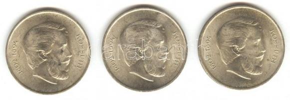 1947. 5Ft Ag "Kossuth" (3x) T:2 ph