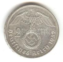 Német 3. Birodalom 1937A 2M Ag "Hindenburg" T:2- German Third Reich 1937A 2 Marks Ag "Hindenburg" C:VF