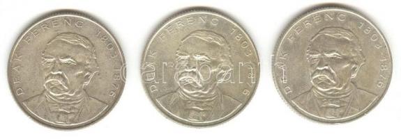 1994. 200Ft Ag "Deák" (3x) T:2-