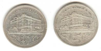 1992. 200Ft Ag "MNB" (2x) T:2,2-