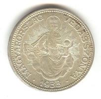 1933. 2P Ag "Madonna" T:2 kis ph