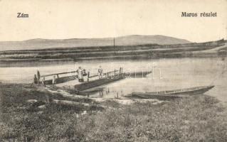 Zám, Maros pier, boat