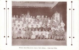 Tali Christian mission, school children