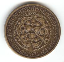 Tóth Sándor (1933-) DN. "MÉE Szabolcs-Szatmár-Bereg Megye / Töhötöm Vezér" Br emlékérem (d=42mm) T:1-