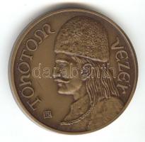 Tóth Sándor (1933-) DN. "MÉE Szabolcs-Szatmár-Bereg Megye / Töhötöm Vezér" Br emlékérem (d...