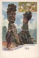 1899 Saxon Hercules Pillars s: Walt. Schmidt