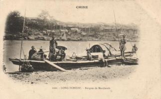 Tongzhou, riverside, barge