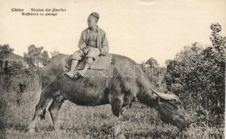Buffalo riding, Chinese folklore, Christian mission