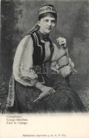 Hungarian folklore, Csángó woman