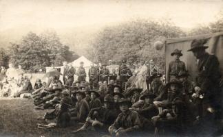 Parád, camp, parent`s day, group photo