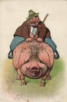 Man ride a pig (EK)