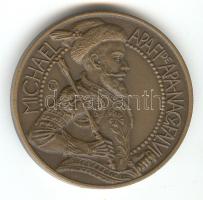 Tóth Sándor (1933-) 1985. "MÉE Hajdú-Bihar Megye / Apanagyfalvi Apafi Mihály" Br emlékérem...