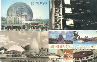 VÁSÁROK, KIÁLLÍTÁSOK - 50 db modern városképeslap, 19 db külföldi és 31 db budapesti lap (Nemzetközi...