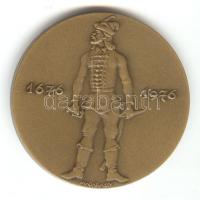 Madarassy Walter (1909-1994) 1976. "II. Rákóczi Ferenc" Br emlékérem (d=42mm) T:1-