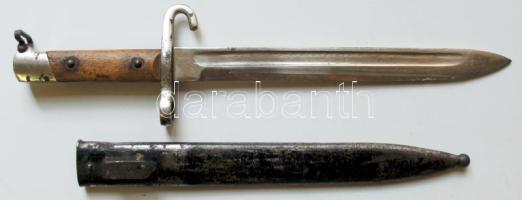 cca. 1914 M 1895 (Österreich) Gewehr Steyr Mannlicher az Osztrák Magyar Monarchia által készített szurony/  The standard bayonet the kuk Army  36 cm