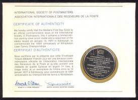 Nagy Britannia 1977. "Wimbledoni tenisztorna 100.évfordulója" a Postamesterek gondozásában...