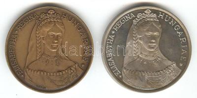 Kelemen Kristóf (1922-) 1987. "MÉE / Erzsébet királyné születésének emlékére" Ni + Br emlé...