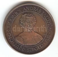 Fritz Mihály (1947-) / Anton Tischler metszetével 1988. "MÉE - Dugonics András / 200 éves az el...