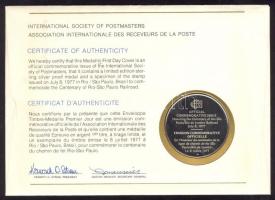 Brazília 1977. "A Sao Paolo-Rio de Janeiro vasútvonal centenáriuma" a Postamesterek gondoz...