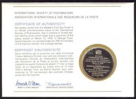 Kajmán-szigetek 1976. "75 éves a kajmán szigeteki bélyeg" a Postamesterek gondozásában kia...