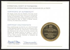 Ausztria 1976. "Babenberg kiállítás" a Postamesterek gondozásában kiadott Ag(925) emlékére...