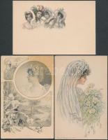 120 db vegyes, főleg régi üdvözlőlap